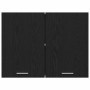 Mueble colgante con estante Lyon Roble Negro 80 x 31 x 60 cm en Armarios de cocina | Comprar online en Foru.es
