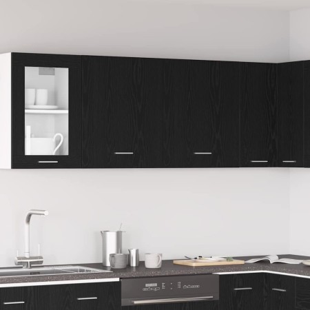 Mueble colgante Lyon 2 pcs Roble Negro 50 x 31 x 60 cm en Armarios de cocina | Comprar online en Foru.es