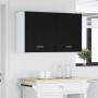 Mueble colgante Lyon 2 pcs Roble Negro 50 x 31 x 60 cm en Armarios de cocina | Comprar online en Foru.es