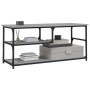 Mueble de TV contrachapada y acero gris Sonoma 103x38x46,5 cm de vidaXL, Muebles TV - Ref: Foro24-831826, Precio: 53,46 €, De...