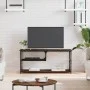 Mueble de TV contrachapada y acero marrón roble 103x38x46,5 cm de vidaXL, Muebles TV - Ref: Foro24-831827, Precio: 52,90 €, D...