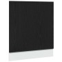 Panel para lavavajillas "Lyon" de roble negro, 60x1,5x67 cm, madera de ingeniería, en Armarios de cocina | Comprar online en For