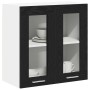 Mueble colgante con estante Riga Roble Negro 60 x 31 x 60 cm en Armarios de cocina | Comprar online en Foru.es