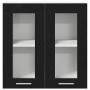 Mueble colgante con estante Riga Roble Negro 60 x 31 x 60 cm en Armarios de cocina | Comprar online en Foru.es