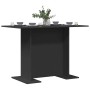 Mesa de Comedor Negro 110 x 60 x 75 cm Madera de ingeniería en Mesas de comedor | Comprar online en Foru.es