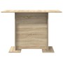 Mesa de Comedor Roble Sonoma 110 x 60 x 75 cm en Mesas de comedor | Comprar online en Foru.es