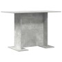 Mesa de Comedor Gris Concreto 110 x 60 x 75 cm en Mesas de comedor | Comprar online en Foru.es