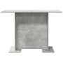 Mesa de Comedor Gris Concreto 110 x 60 x 75 cm en Mesas de comedor | Comprar online en Foru.es