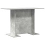 Mesa de Comedor Gris Concreto 110 x 60 x 75 cm en Mesas de comedor | Comprar online en Foru.es