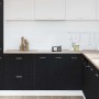Armario Inferior Roble Negro 60x46x81,5 cm Madera Contrachapada en Armarios de cocina | Comprar online en Foru.es