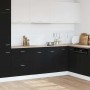 Mueble Bajo para Fregadero Roble Negro 80x46x81,5 cm Madera Ingenierizada en Armarios de cocina | Comprar online en Foru.es