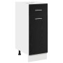 Cajón Inferior del Armario Riga Roble negro 30 x 46 x 81,5 cm en Armarios de cocina | Comprar online en Foru.es