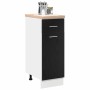 Cajón Inferior del Armario Riga Roble negro 30 x 46 x 81,5 cm en Armarios de cocina | Comprar online en Foru.es