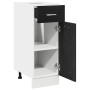 Cajón Inferior del Armario Riga Roble negro 30 x 46 x 81,5 cm en Armarios de cocina | Comprar online en Foru.es