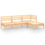 Juego de muebles de jardín 4 piezas madera maciza pino de vidaXL, Conjuntos de jardín - Ref: Foro24-3082627, Precio: 192,69 €...