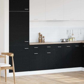 Mueble colgante con cajón Riga Roble Negro 80 x 31 x 81,5 cm en Armarios de cocina | Comprar online en Foru.es