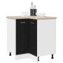 Mueble colgante Riga Roble Negro 75,5 x 75,5 x 80,5 cm en Armarios de cocina | Comprar online en Foru.es