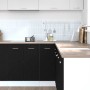 Mueble colgante Riga Roble Negro 75,5 x 75,5 x 80,5 cm en Armarios de cocina | Comprar online en Foru.es