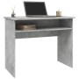 Escritorio de madera contrachapada gris hormigón 90x50x74 cm de vidaXL, Escritorios - Ref: Foro24-801174, Precio: 58,29 €, De...