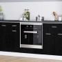 Mueble colgante Riga Roble Negro 60 x 46 x 81,5 cm en Armarios de cocina | Comprar online en Foru.es