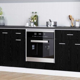 Mueble colgante Riga Roble Negro 60 x 46 x 81,5 cm en Armarios de cocina | Comprar online en Foru.es