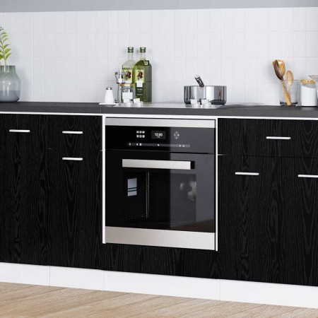 Mueble colgante Riga Roble Negro 60 x 46 x 81,5 cm en Armarios de cocina | Comprar online en Foru.es