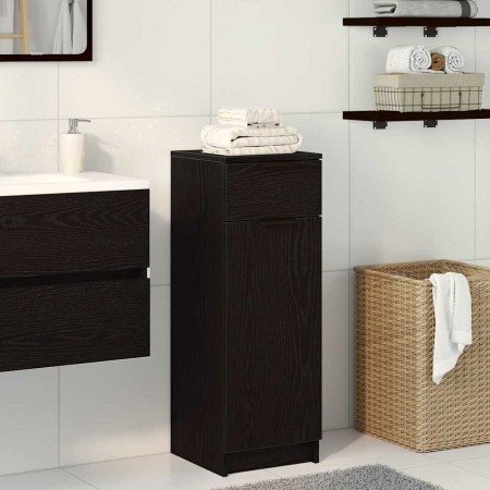 Gabinete de Baño con cajón Roble negro 32 x 34 x 90 cm en Armarios y almacenamiento | Comprar online en Foru.es