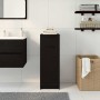 Gabinete de Baño con cajón Roble negro 32 x 34 x 90 cm en Armarios y almacenamiento | Comprar online en Foru.es