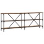 Mesa Consola Madera vieja 200 x 30 x 75 cm Madera de ingeniería en Mesas auxiliares | Comprar online en Foru.es