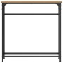 Mesa Consola con estante Roble artesanal 75 x 19,5 x 75 cm en Mesas auxiliares | Comprar online en Foru.es