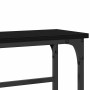 Mesa Consola Roble Negro 75 x 19,5 x 75 cm Madera de ingeniería en Mesas auxiliares | Comprar online en Foru.es