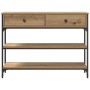 Mesa Consola con cajón Roble artesanal 72.5 x 25 x 75 cm en Mesas auxiliares | Comprar online en Foru.es
