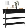 Mesa Consola Roble Negro 72.5 x 25 x 75 cm Madera de ingeniería en Mesas auxiliares | Comprar online en Foru.es