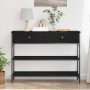 Mesa Consola Roble Negro 72.5 x 25 x 75 cm Madera de ingeniería en Mesas auxiliares | Comprar online en Foru.es