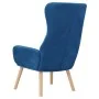 Sillón de relax de terciopelo azul de vidaXL, Sillones - Ref: Foro24-341361, Precio: 115,93 €, Descuento: %