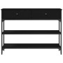 Mesa Consola Roble Negro 72.5 x 25 x 75 cm Madera de ingeniería en Mesas auxiliares | Comprar online en Foru.es