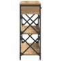 Mesa de Consola con cajón Roble artisan 75 x 28 x 75 cm en Mesas auxiliares | Comprar online en Foru.es