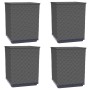 Jardineras 4 uds polipropileno negro 30x30x37 cm de vidaXL, Maceteros y jardineras - Ref: Foro24-364187, Precio: 96,55 €, Des...