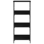 Estante de libros Roble Negro 50 x 33 x 117,5 cm en Librerías y estanterías | Comprar online en Foru.es