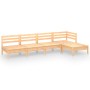 Juego de muebles de jardín 5 piezas madera maciza pino de vidaXL, Conjuntos de jardín - Ref: Foro24-3082657, Precio: 220,01 €...