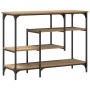 Mesa Consola con estante Roble artisan 100 x 35 x 75 cm en Mesas auxiliares | Comprar online en Foru.es