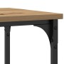 Mesa Consola con estante Roble artisan 100 x 35 x 75 cm en Mesas auxiliares | Comprar online en Foru.es
