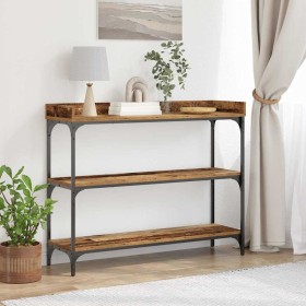 Mesa Consola con estante Madera vieja 100 x 30 x 80 cm en Mesas auxiliares | Comprar online en Foru.es