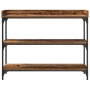 Mesa Consola con estante Madera vieja 100 x 30 x 80 cm en Mesas auxiliares | Comprar online en Foru.es