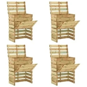 Composters made of 4 pine wood sheets, measuring 80x50x100 cm each. by vidaXL, Composters - Ref: Foro24-3078138, Price: 266,2...