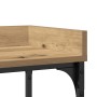 Mesa Consola con estante Roble artisan 100 x 30 x 80 cm en Mesas auxiliares | Comprar online en Foru.es