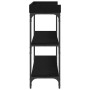 Mesa Consola con estante Roble negro 100 x 30 x 80 cm en Mesas auxiliares | Comprar online en Foru.es