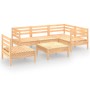 Juego de muebles de jardín 6 piezas madera maciza de pino de vidaXL, Conjuntos de jardín - Ref: Foro24-3082722, Precio: 268,6...