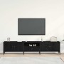 Mueble de TV Roble negro 200 x 25 x 44 cm Madera de ingeniería en Muebles TV | Comprar online en Foru.es