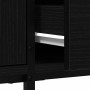 Mueble de TV Roble negro 200 x 25 x 44 cm Madera de ingeniería en Muebles TV | Comprar online en Foru.es
